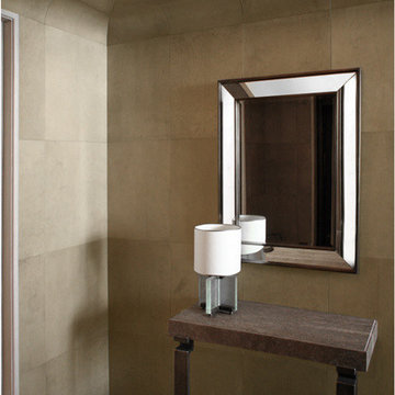 Vestibule with parchment panels