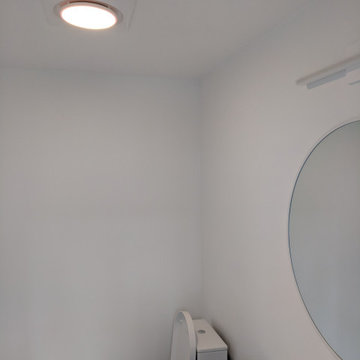 Fresh & Minimalist All-White Bathroom Renovation | Mission District, San Francis