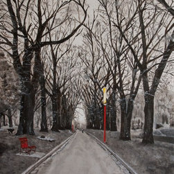 "Melbourne&rsquo;s Dormant Beauty" by Rodney Black - Paintings