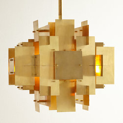 Jonathan Adler Puzzle Two-Light Pendant - Chandeliers
