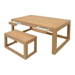Cr&eacute;ations d'&eacute;b&eacute;nisterie version 2 tiroirs, un banc - Products