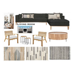 Living Room Design Board - Products