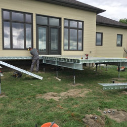 Paverdeck with wheel chair ramp - Landscaping Stones And Pavers