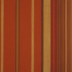 Linen Hudson Yarn Dyed Irregular Striped Blackout Fabric - Fabric