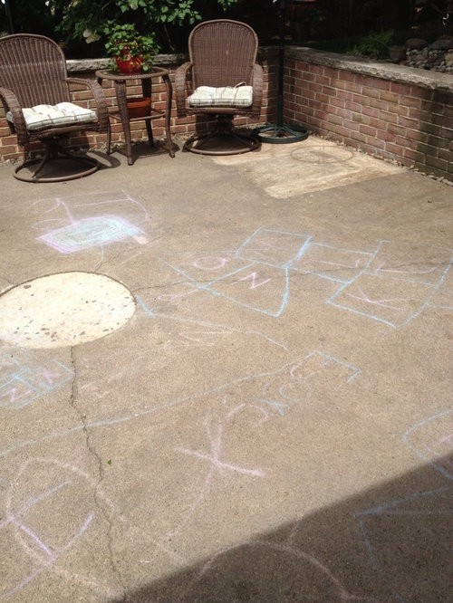 Ideas for old cement patio