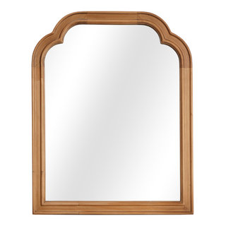 22 X 30 Fosset Frameless Mirror With Shelf White - Kate & Laurel