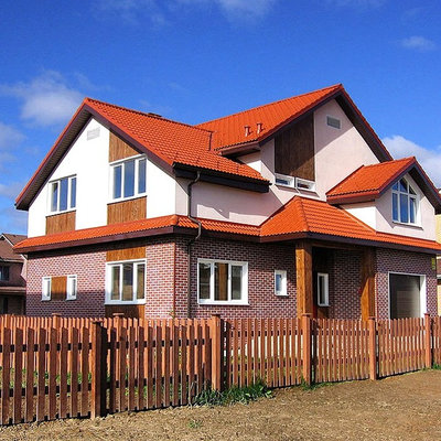 Современный Фасад дома by СК-Дом