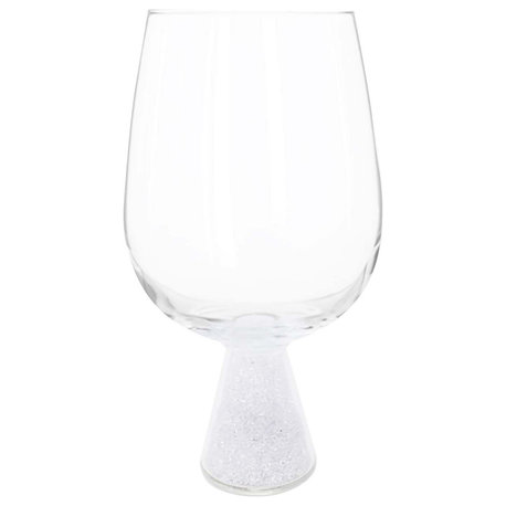 Sparkles Home Rhinestone Stemless Crystal-Filled Wine Glass - Set of 6