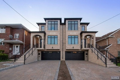 Example of a trendy home design design in New York