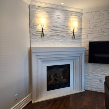Cast Stone Fireplace Mantels