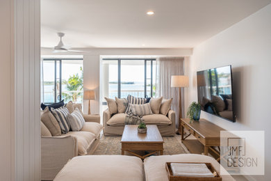 Inspiration for a living room remodel in Sunshine Coast