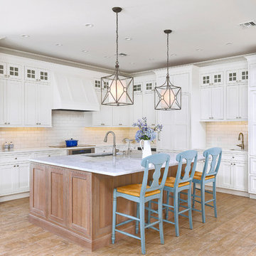 White Inset Kitchen