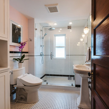 Deco Primary Bath and Attic Guest Bath