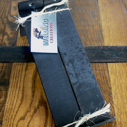 Custom Hammered Steel Shelf Brackets - Brackets