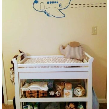 Baby Nursery: Airplane/Travel Theme