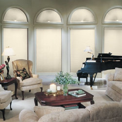 Bali DiamondCell Midnight Blackout Cellular Arch - Vertical Blinds