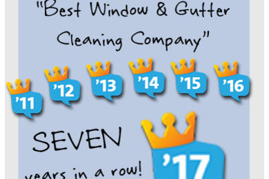 "Best Window and Gutter Cleaning Company"