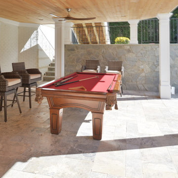 Exterior Remodel Turns Home Backyard into Gorgeous Retreat in Great Falls, Va