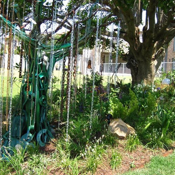 Eclectic, fun Gardening with recycled materials