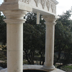 Outdoor Decorative Cantera Columns - Columns And Capitals