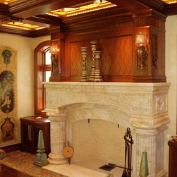 Custom Carved Stone Fireplaces - Products