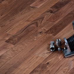 Garrison II Smooth - Walnut Natural Hardwood Flooring - Engineered Wood Flooring