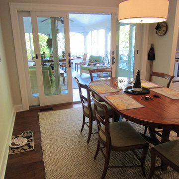 Nissequogue Gut Reno! New RQ Red Oak, GoldenBrown stain, Satin Traffic HD poly
