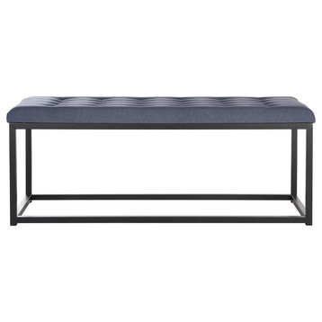 Safavieh Reynolds Bench, Navy