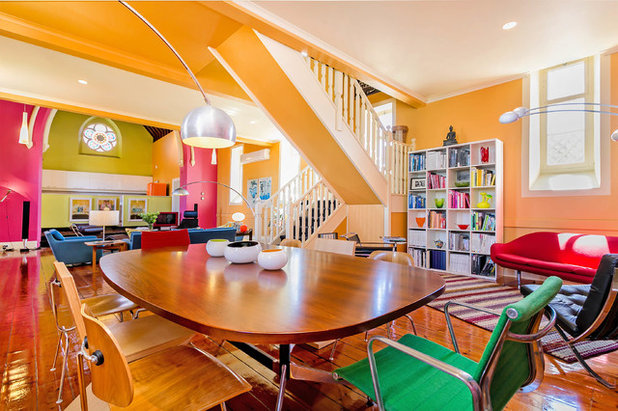 Eclectic Dining Room by Stewart Kirby Design