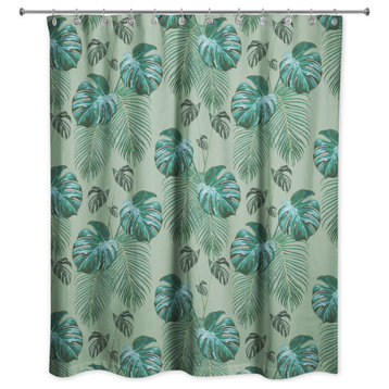 Palm Pattern 3 71x74 Shower Curtain