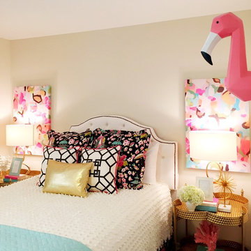 Eclectic Colorful Bedroom