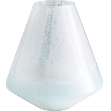 Backdrift Vase - Sky Blue, White, Small