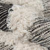 Novogratz by Momeni Indio Sierra Hand Made Wool Black Area Rug, 5'x7'