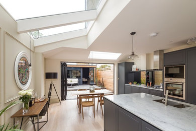 Inspiration for a scandinavian kitchen in London.