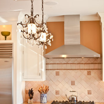 Inviting kitchen and family room