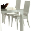 Rossetto Nightfly Wood Dining Chairs in White (Set of 2)