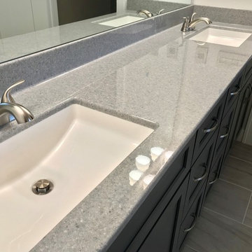 New Construction Kewanee IL MSI Quartz Koch & Dura Supreme Painted Cabinets