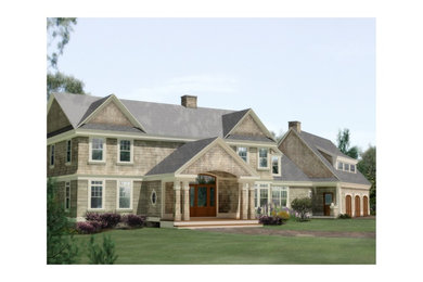 This is an example of a traditional home design in Boston.