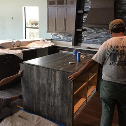 Antolini Sequoia Brown Leather Finish - Kitchen Countertops