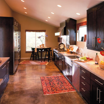 Contemporary Galley Kitchen Design