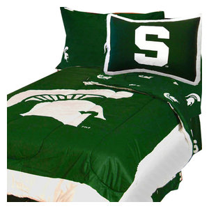 Ncaa Michigan State Spartans Bedding College Football Bedding Set