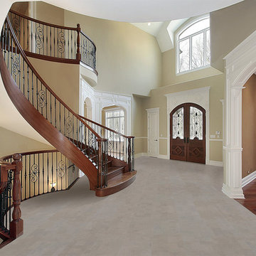 Cork Flooring in foyer