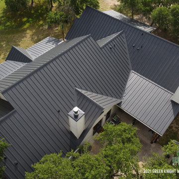 Standing Seam in Black Ore Matte