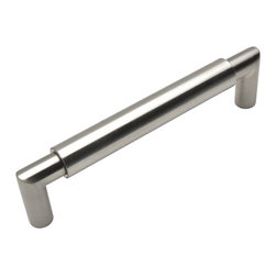 Cosmas - Cosmas 1500-128SN Satin Nickel 5&rdquo; CTC (128mm) Contemporary Pull [5-PACK] - Cabinet And Drawer Handle Pulls