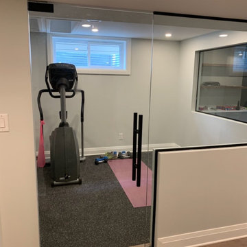 Barrhaven Basement Reno With Sauna/Gym & Bar Area