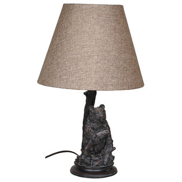 24.5" Seated Bear Lamp