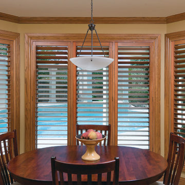 American hardwood custom shutters