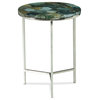 Foster Agate Top Round Chairside Table