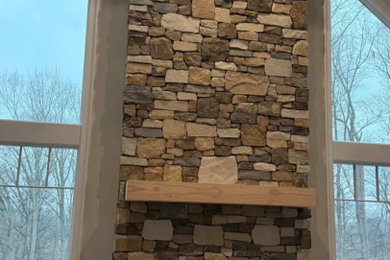 Inspiration for a living room remodel in Philadelphia