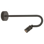 Troy RLM - LED Bullet Head U Arm Wall Sconce, Textured Bronze - RLM stands for Reflective Luminaire Manufacturer.